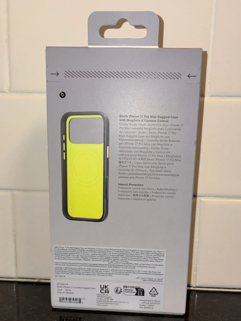 Beats By Dre iPhone 17 Pro Max Rugged Case w/ MagSafe & Camera Control - New
